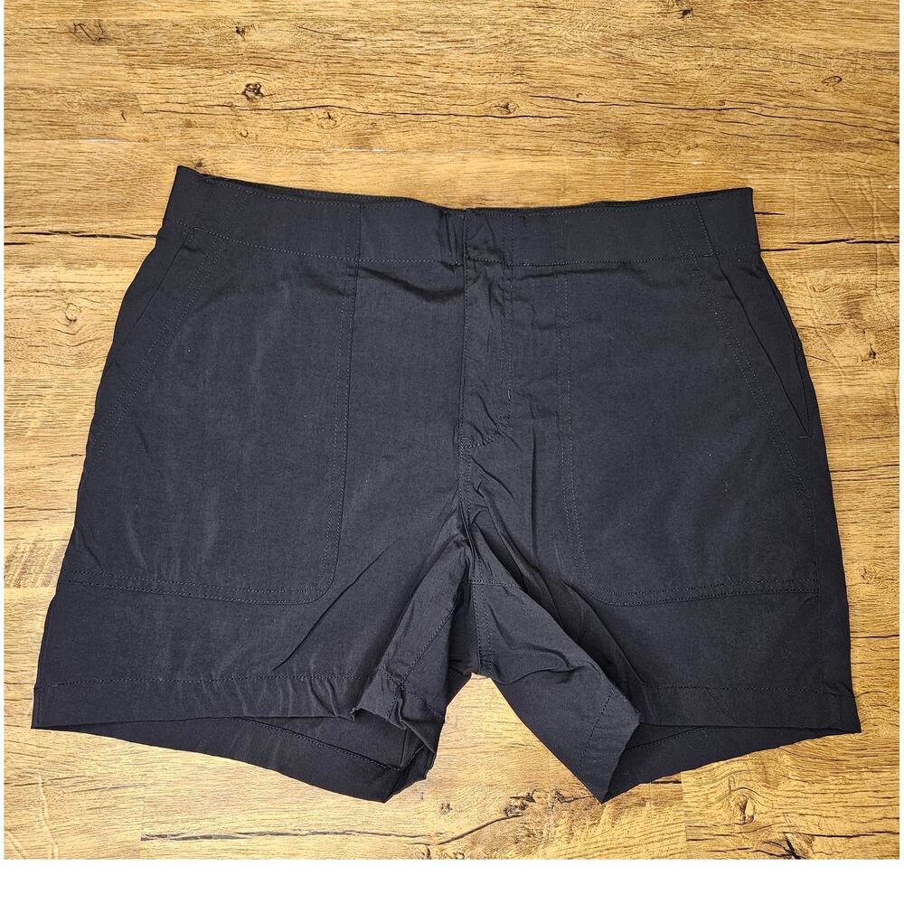 Eddie Bauer Flat front Lightweight Nylon Hiking Outdoor Shorts size 10 WMN